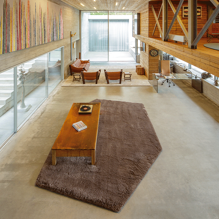 PURE GLAZE ROSY BROWN (SHAGGY)