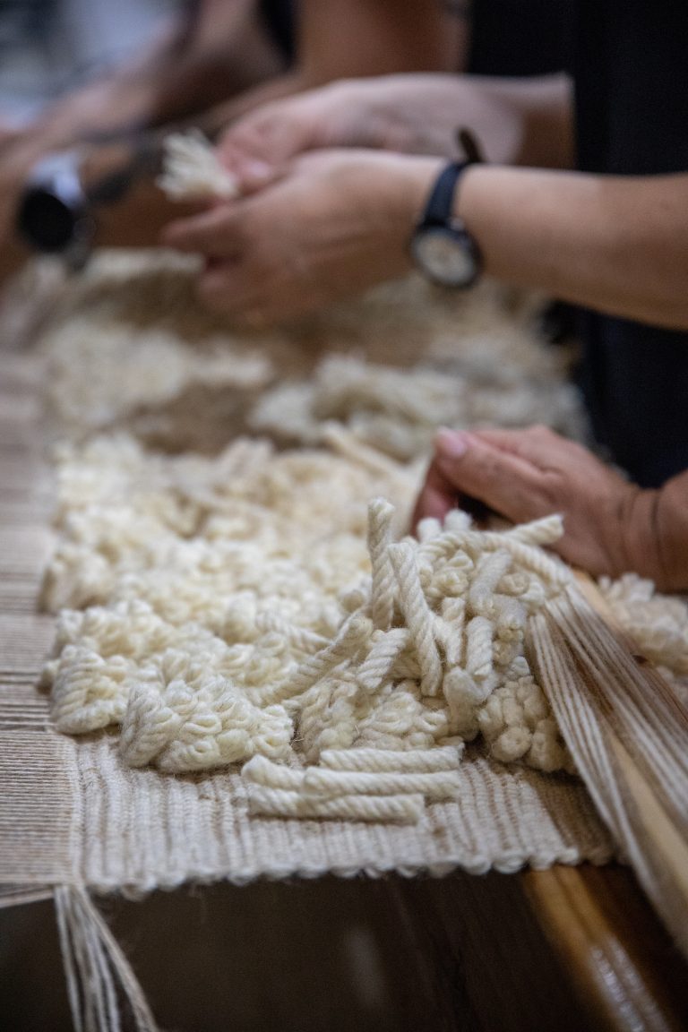 hand-knotted
